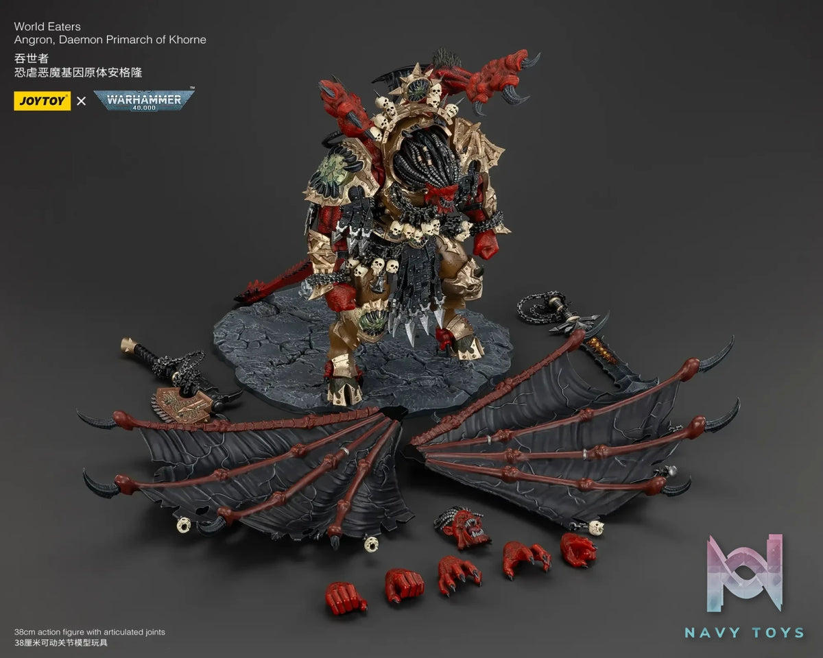 JOYTOY – World Eaters Angron Daemon Primarch of Khorne JT01178 (Licensed)