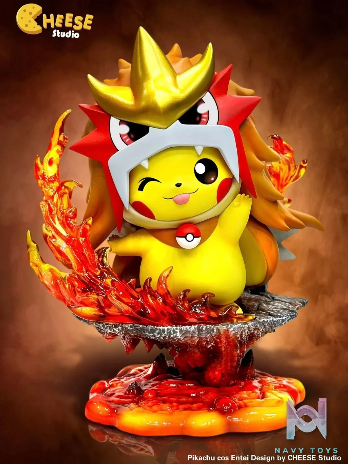 Pikachu Cosplay Three sacred - Pokemon - Cheese Studio resin statue Cheese Studio anime figure