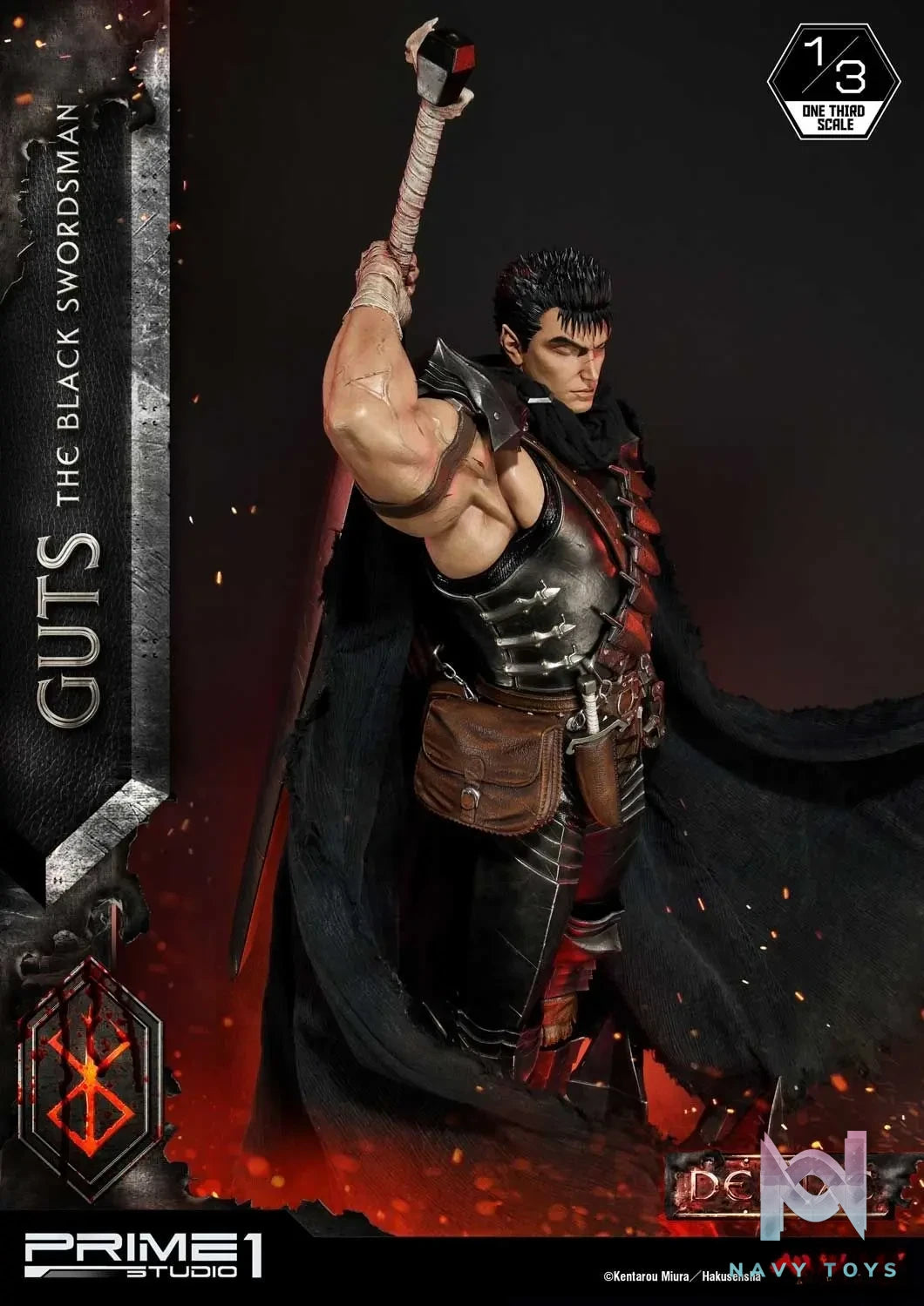 Prime 1 Studio – Museum Masterline Berserk Guts The Black Swordsman MMBR-01 MMBR-01DX (Licensed)