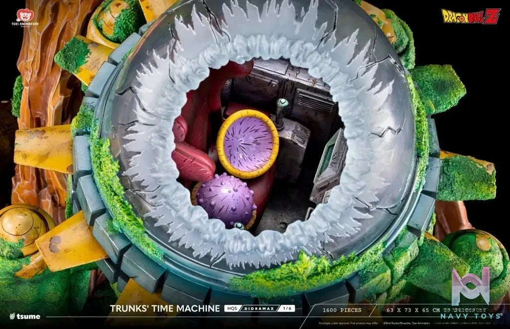 Tsume Studio - Dragon Ball TRUNKS' TIME MACHINE HQS Dioramax 1/6 Scale Statue (Licensed) resin statue Navy Toys anime figure