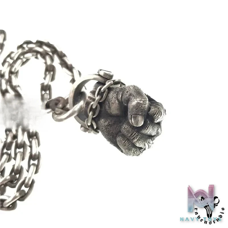 Raven Studio (silver jewelry) – Exclusive Design Legendary Fist Pendant Necklace Original