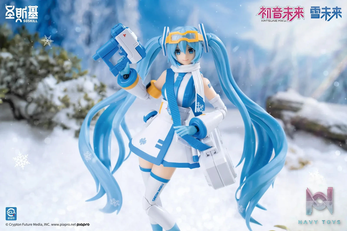 SOSKILL – Hatsune Miku Snow Miku Mecha Girl Model Kit SSK-MIKU03 (Licensed)