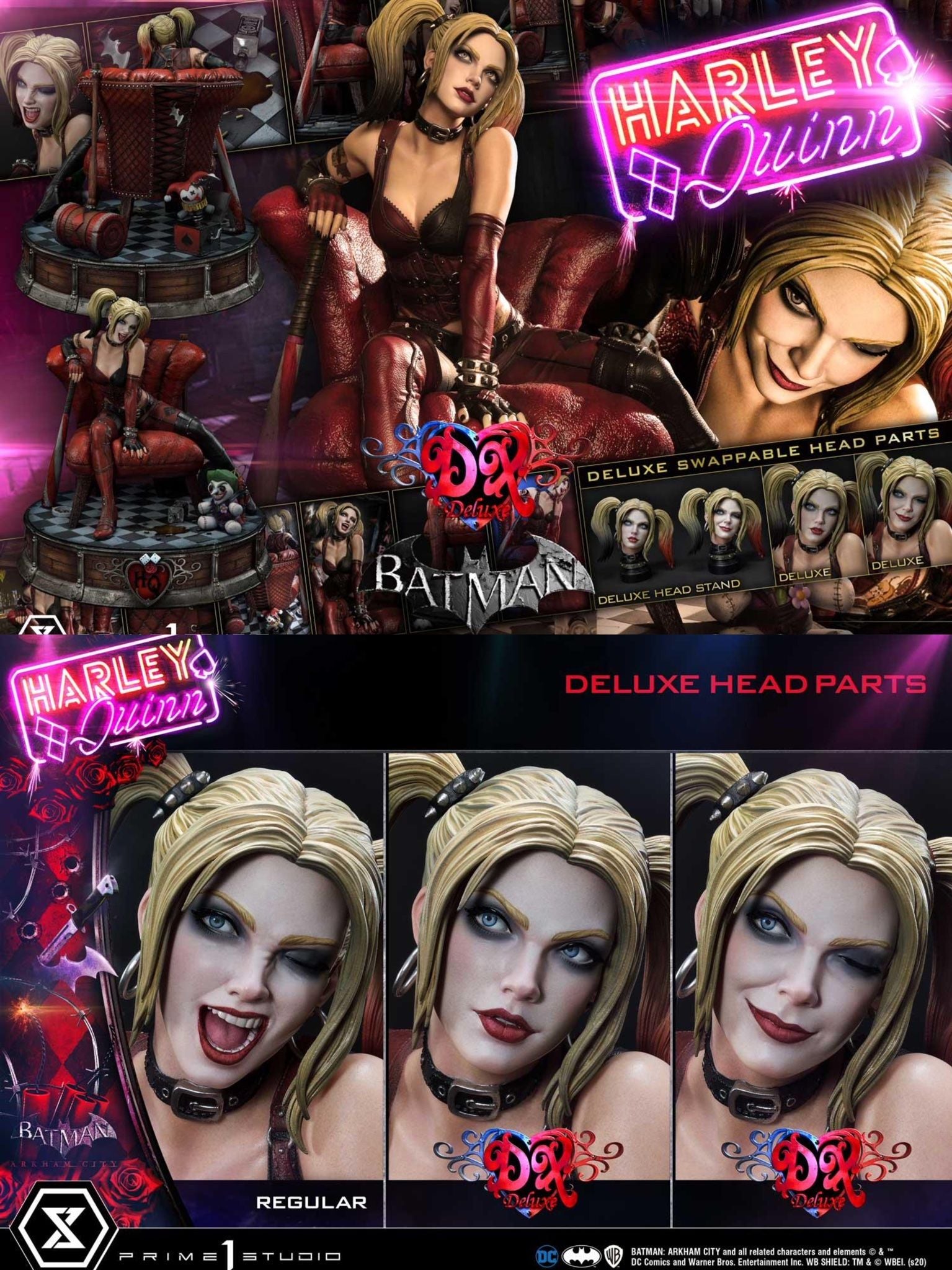 Harley Quinn - Batman: Arkham City - Prime 1 Studio (MMDC - 47DXS) resin statue Prime 1 Studio anime figure