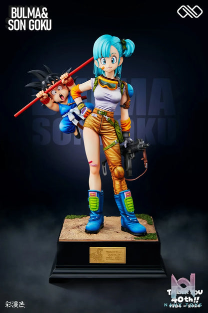 Infinite Studio – Dragon Ball Title page 40th Anniversary Series #2 Bulma & Goku