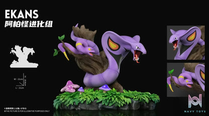 Wonder Studio – Pokémon Arbok Evolution Set & Serperior Evolution Set