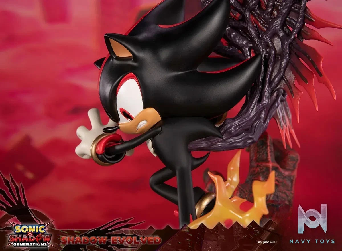 First 4 Figures Studio – Resin Collectible Sonic & Shadow Generations Shadow Evolved (Licensed)