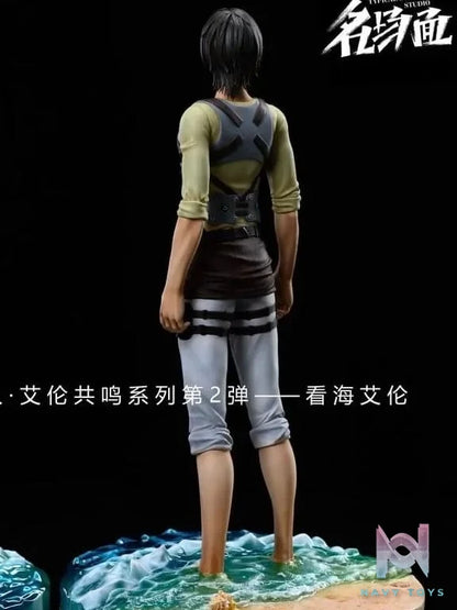 Eren Yeager Viewing The Sea - Attack On Titan - Typical Scene Studio resin statue Typical Scene Studio anime figure