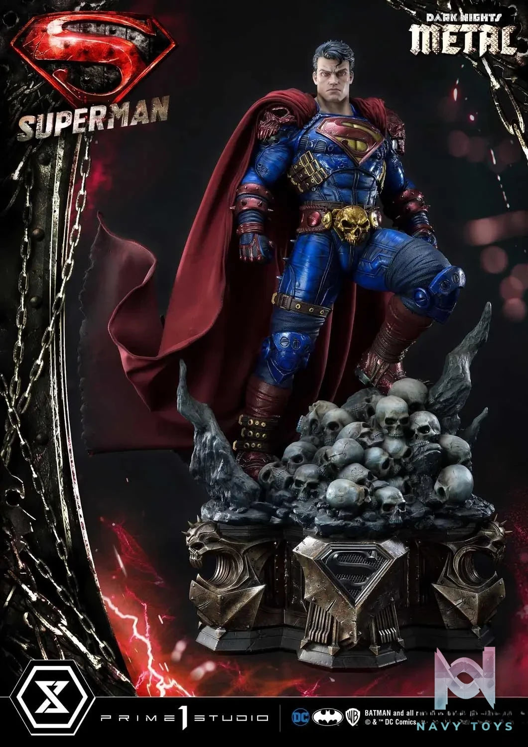 Prime 1 Studio – Museum Masterline Dark Nights: Metal (Comics) Superman MMDCMT-08 MMDCMT-08DX MMDCMT-08DXS MMDCMT-08BL(Licensed)