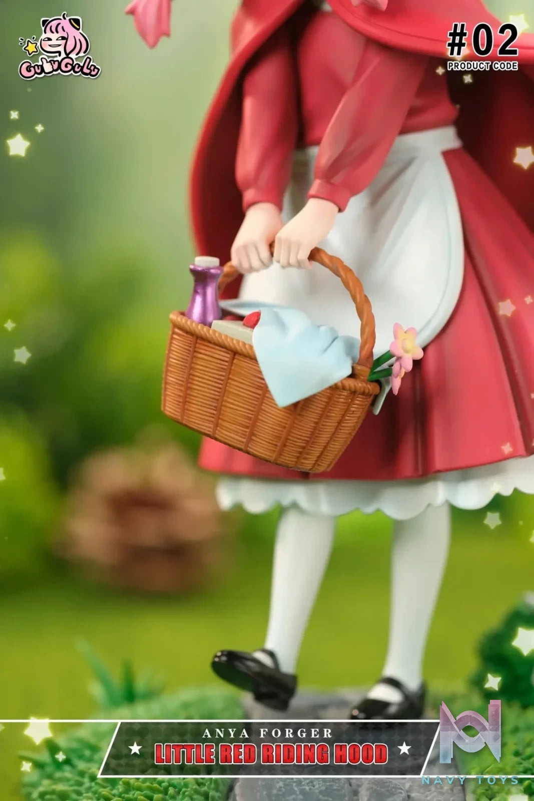 GuluGulu Studio - Spy x Family Fairy Tale Series 2 Anya cos Little Red Riding Hood resin statue Navy Toys anime figure