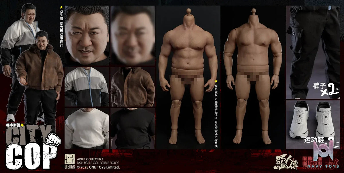 OneToys Studio – The wicked “gangster2.0” action figure Ma Dong-seok OT022 OT022S (Licensed)