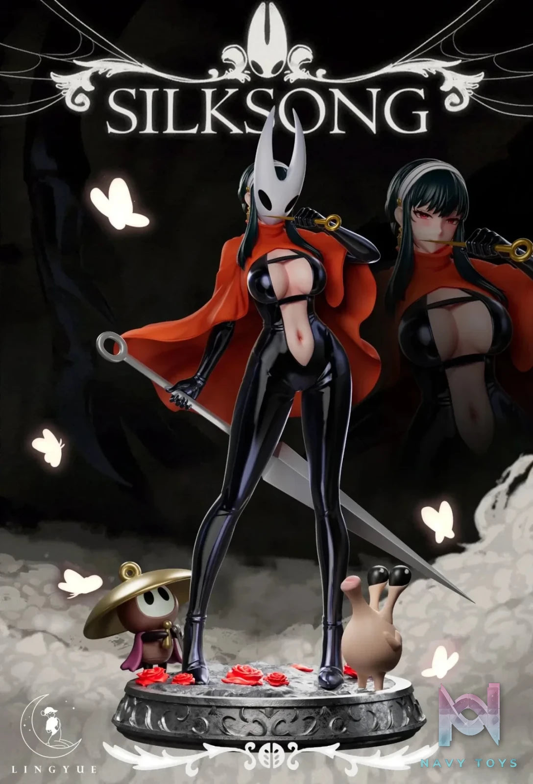 Ling Yue Studio - Yor Forger cos Silksong Hornet Spy x Family resin statue Navy Toys anime figure