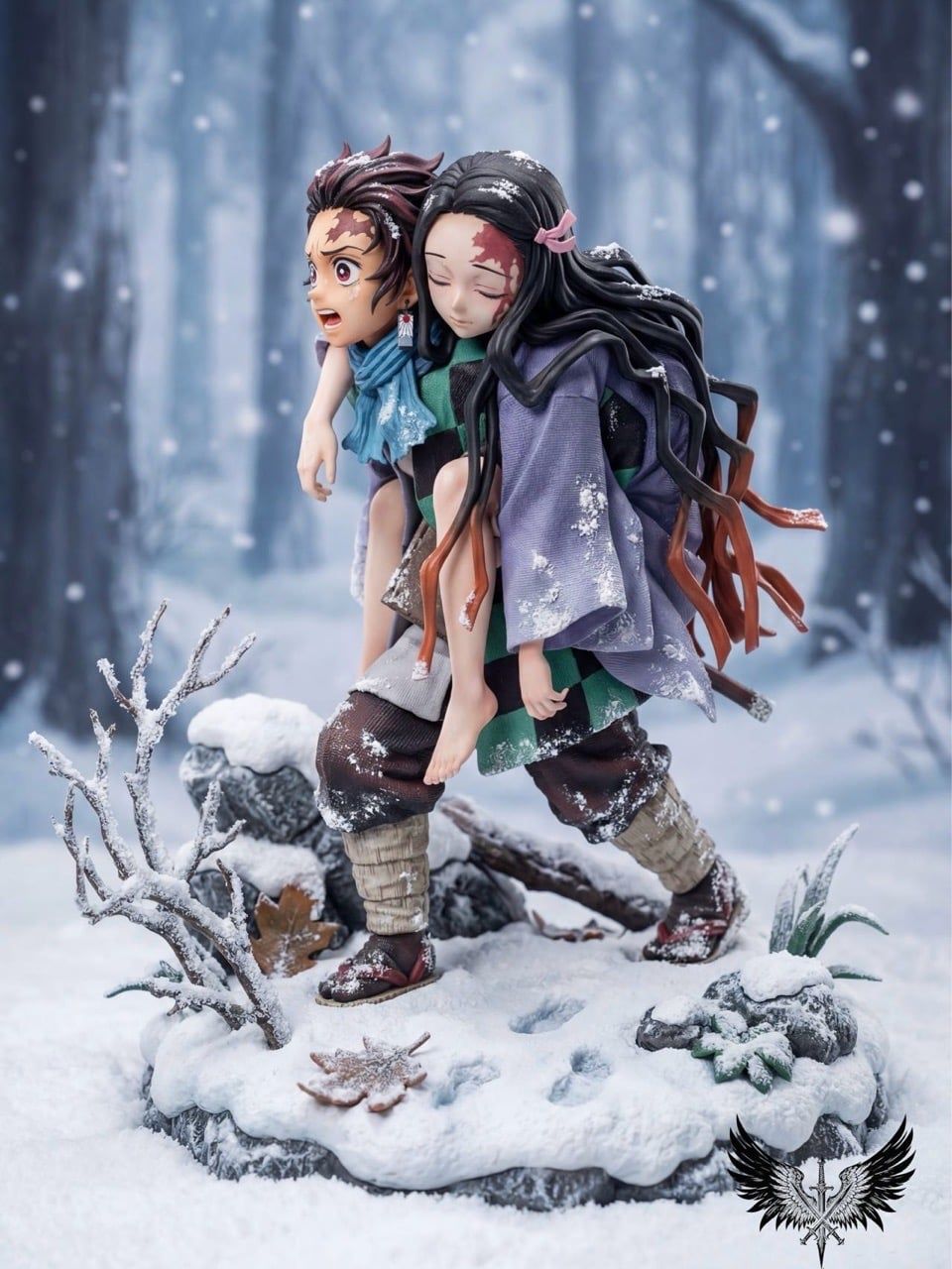 Tanjiro & Nezuko - Kimetsu no Yaiba - Saoirse Studio resin statue Saóie Studio anime figure