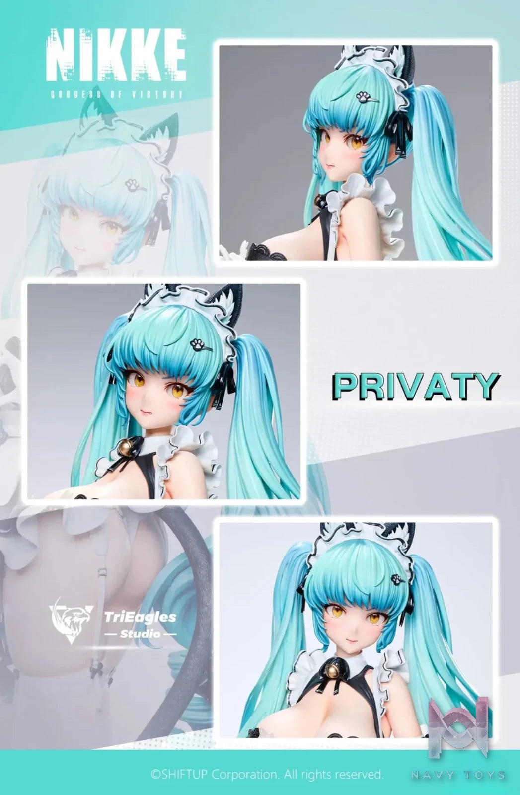 TriEagles Studio - Goddess of Victory : NIKKE Private 1/4 Scale Statue (Licensed) resin statue Navy Toys anime figure