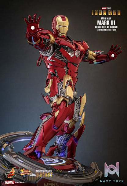 Hottoys – Iron Man Mark III (Armor Suit Up Version) 1/6th scale Collectible Figure MMS825D72 (Licensed)