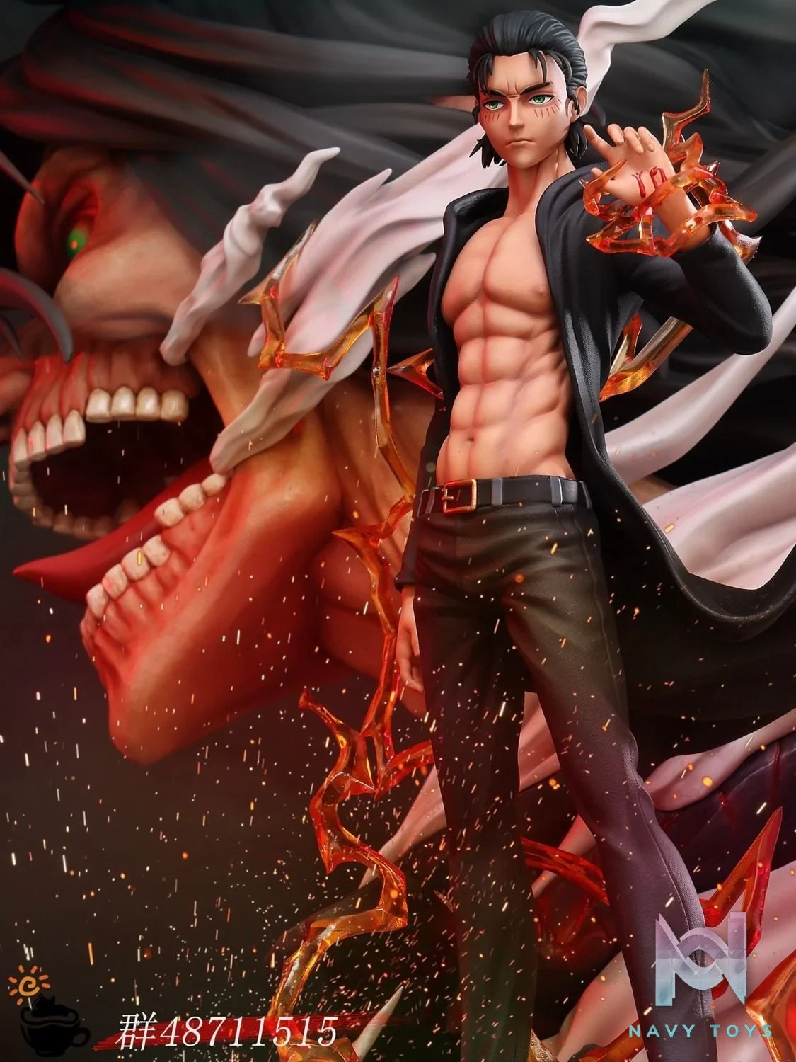 Eren Yeager - Attack On Titan - Fei Mao Ying Ri Studio resin statue Fei Mao Ying Ri Studio anime figure