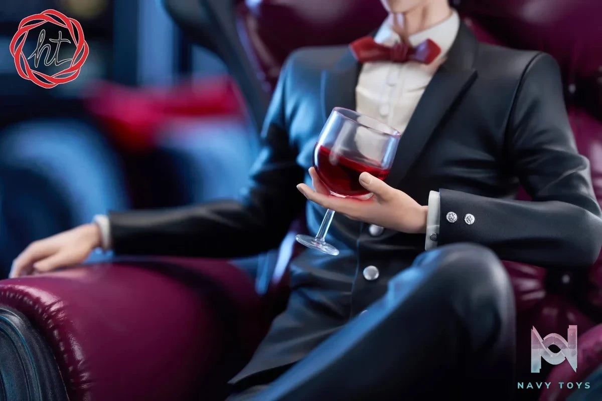 Ht Studio - Jujutsu Kaisen Sofa Series 2 Suit Satoru Gojo resin statue Navy Toys anime figure