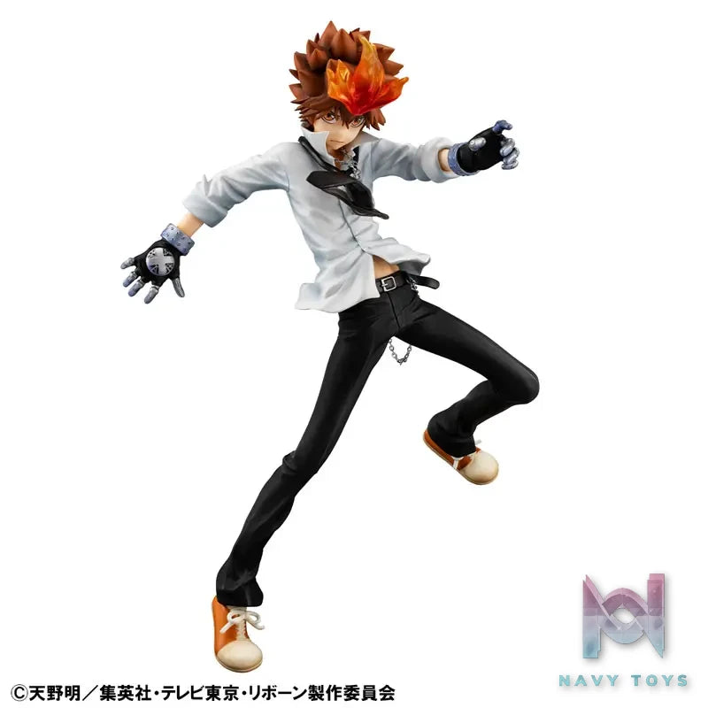 MegaHouse – G.E.M. Series Reborn! Tsunayoshi Sawada & Kyoya Hibari & Reborn Set Complete Figure (Licensed)
