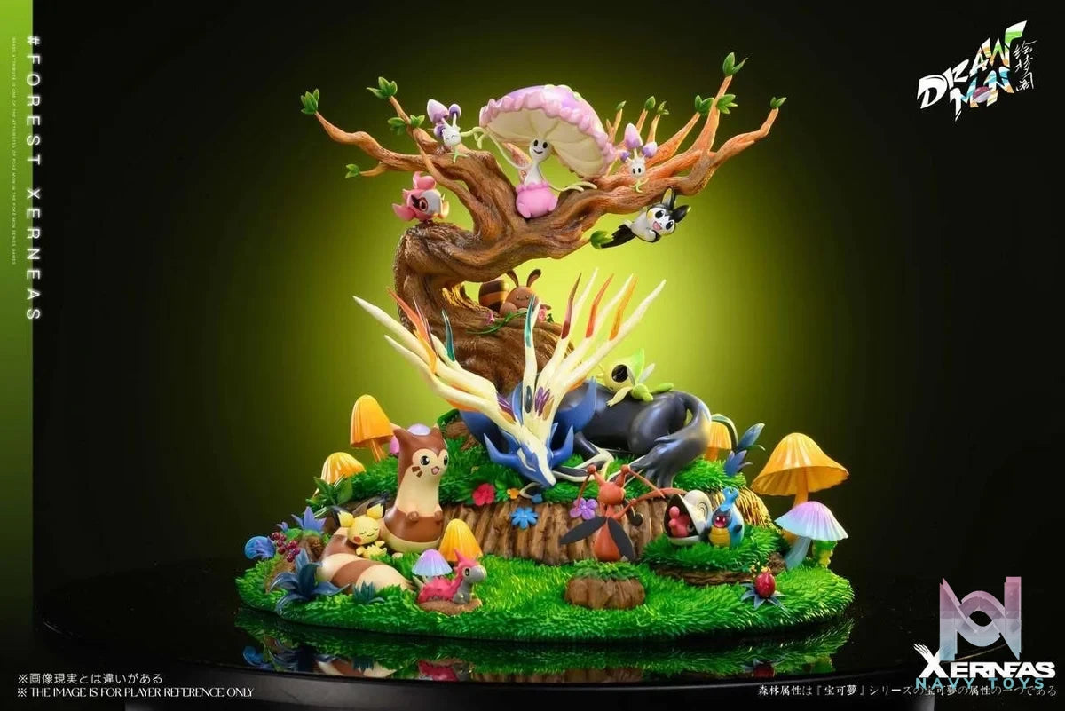 Forest Xerneas - Pokemon - Drawmon Studio resin statue Drawmon Studio anime figure