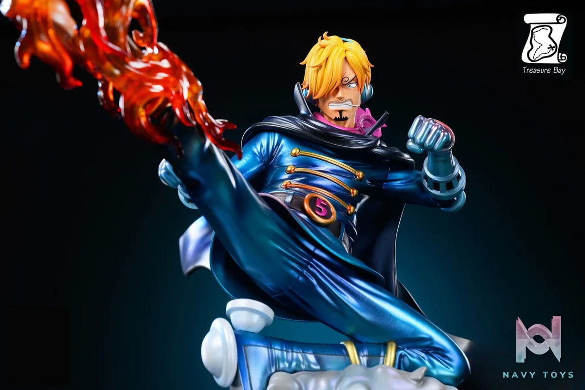 Treasure Bay Studio – One Piece Straw Hat Pirates Germa 66 Sanji & Invisible Black Sanji