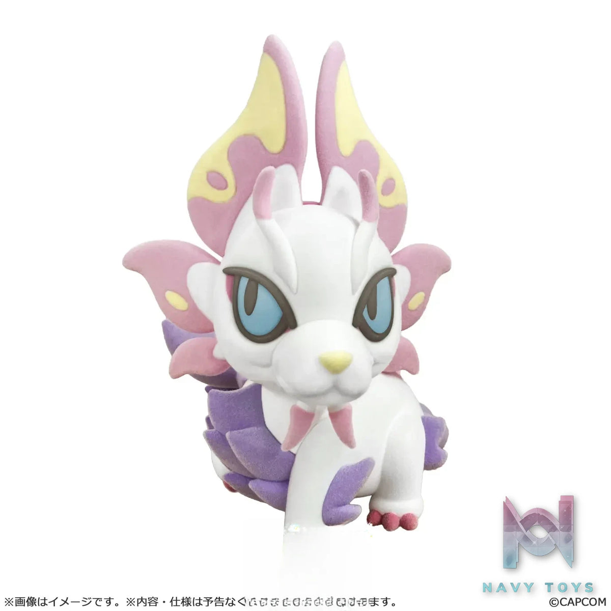 CAPCOM Studio – Monster Hunter MonDefo Flocked Figure Mizutsune (Licensed)