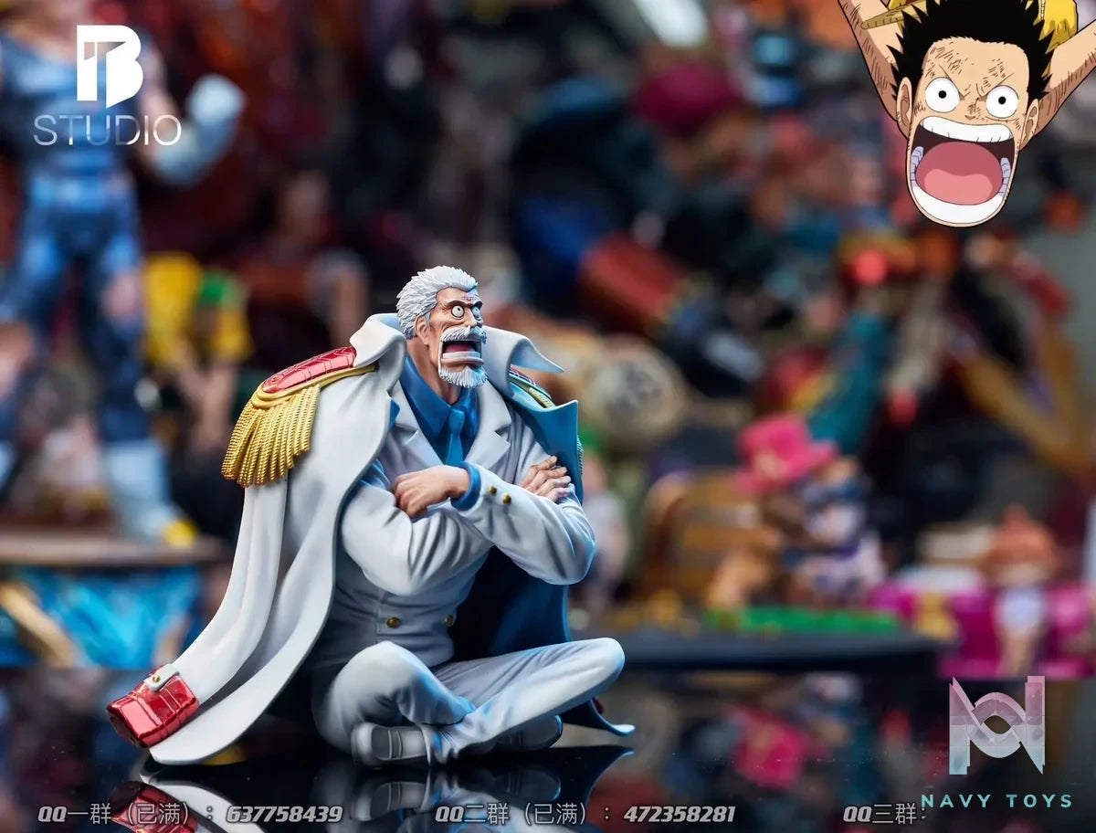 BT Studio - One Piece Summit War Saga Series 5 Monkey D. Garp resin statue Navy Toys anime figure