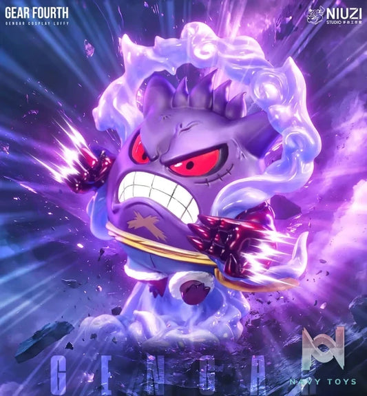 NIUZI Studio - Pokémon Gear 4 Gengar resin statue Navy Toys anime figure