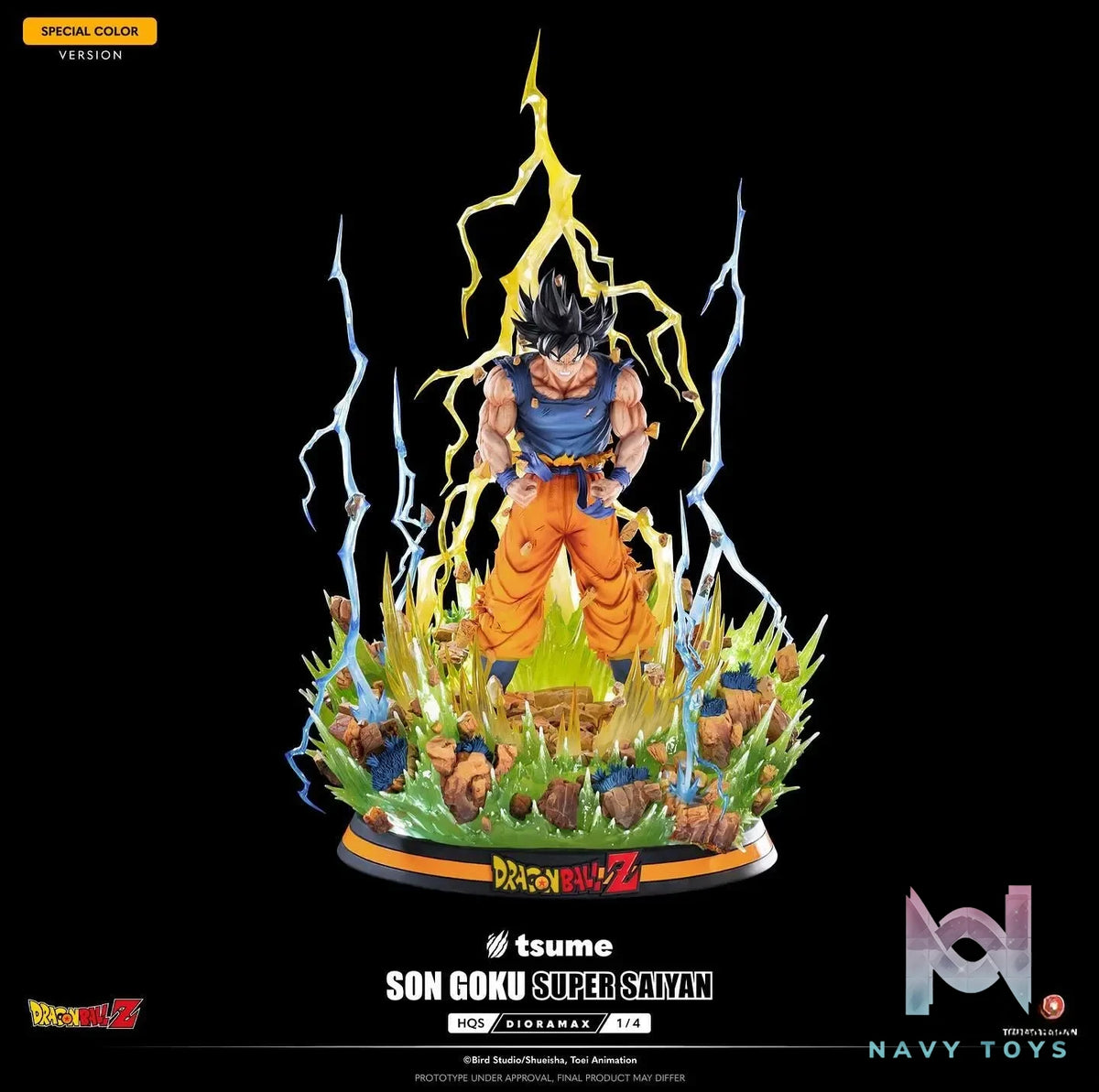 Tsume Studio – Dragon ball Son Goku Super Saiyan HQS Dioramax (Licensed)