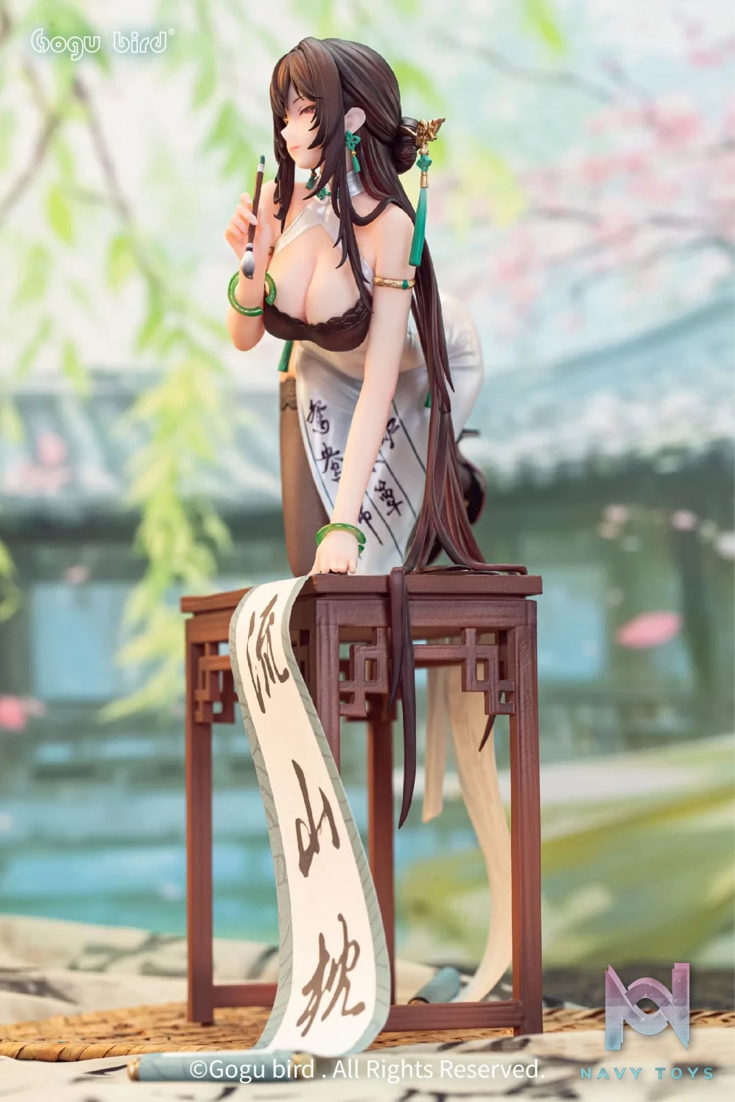 Gogu Bird – Calligraphy Maiden – Mo Wanqing 1/6 Figure (Licensed)