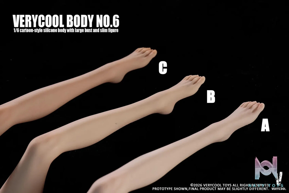 VERYCOOL – Body No.6 1/6 Platinum Silicone Female Body VCD-06 (Licensed)