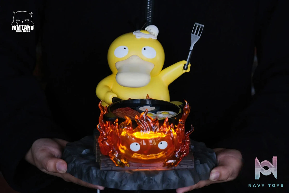 MMLAND Studio – Psyduck X Calcifer Pokémon X Howl’s Moving Castle