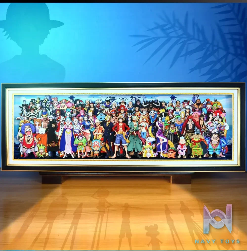 KALA HOME Studio – One Piece Multiple Characters #01 3D Decorative Painting One Piece