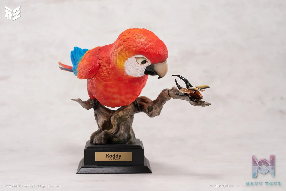 Xing Tou Yi He Studio – Jungle Catalog 002 Ara macao Scarlet Macaw Koddy (Licensed)