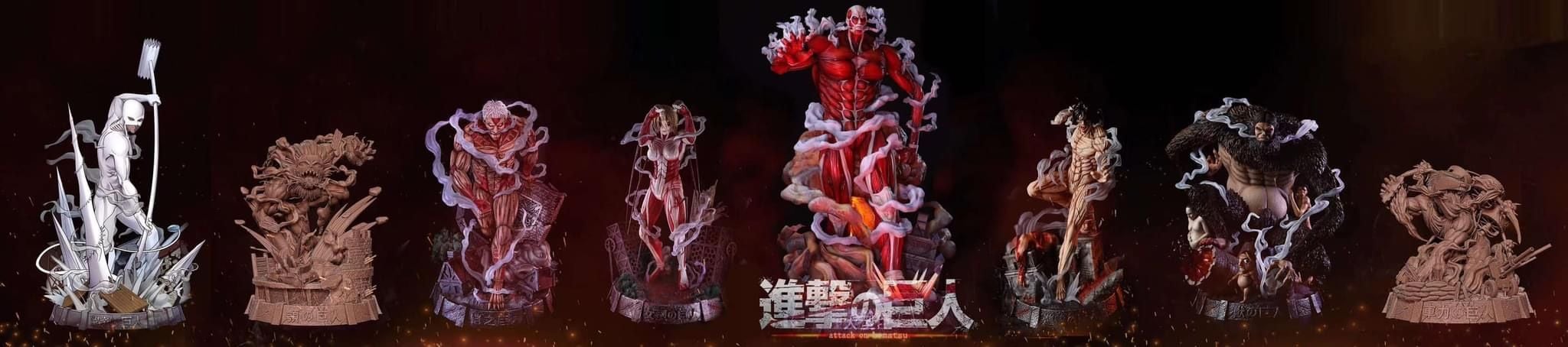 Colossal Titan - Attack On Titan - Giant Studio resin statue giant studio anime figure
