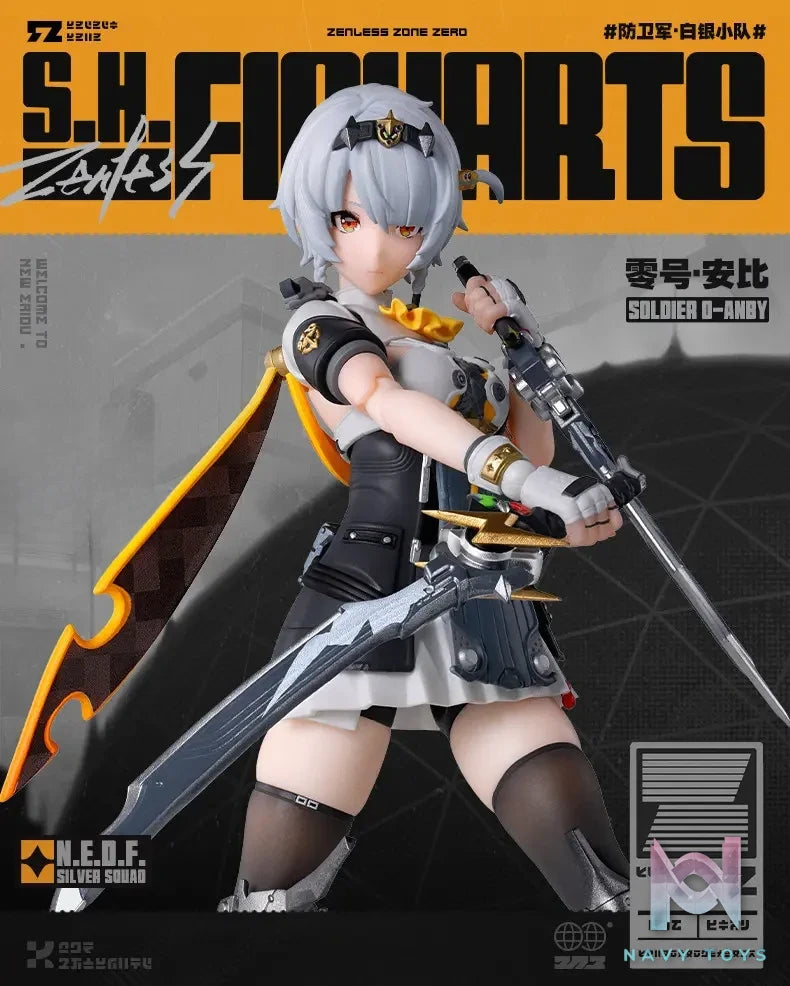 BANDAI SPIRITS X miHoYo – Zenless Zone Zero Soldier 0 – Anby Action Figure (Licensed)