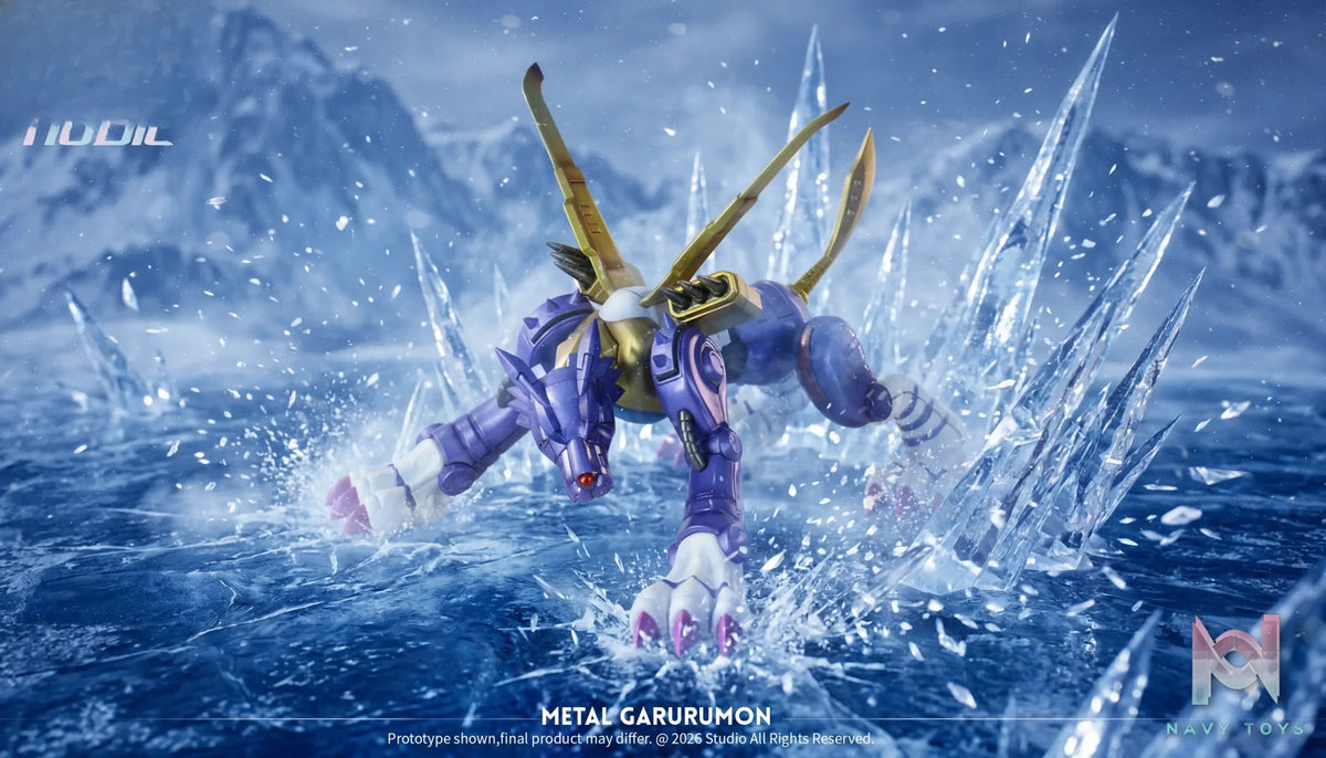 Hudie Studio – Metal Garurumon Digimon