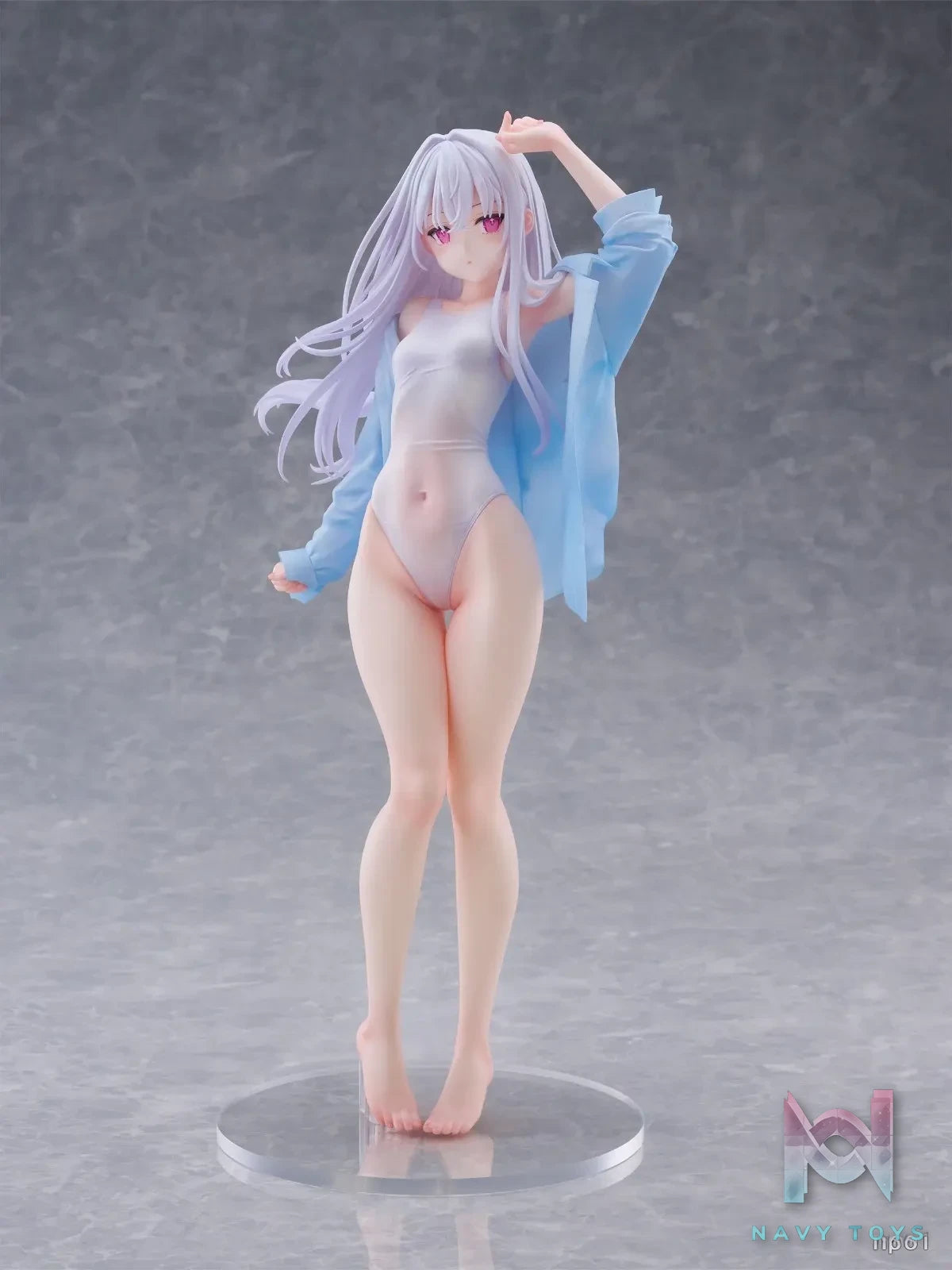 FURYU – TENITOL TALL MIGNON WORKS shiro Swimsuit ver. Figure (Licensed)