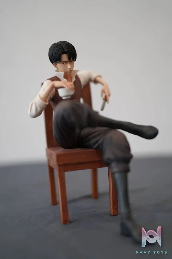 TITAN Studio - Attack on Titan Side Story Series 01 Levi resin statue Navy Toys anime figure