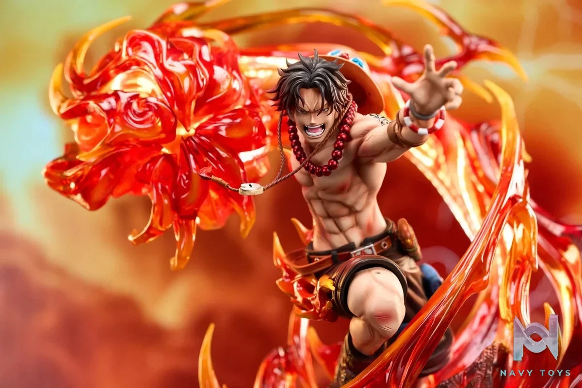 Fast Studio - One Piece Fire Fist Portgas D. Ace resin statue Navy Toys anime figure