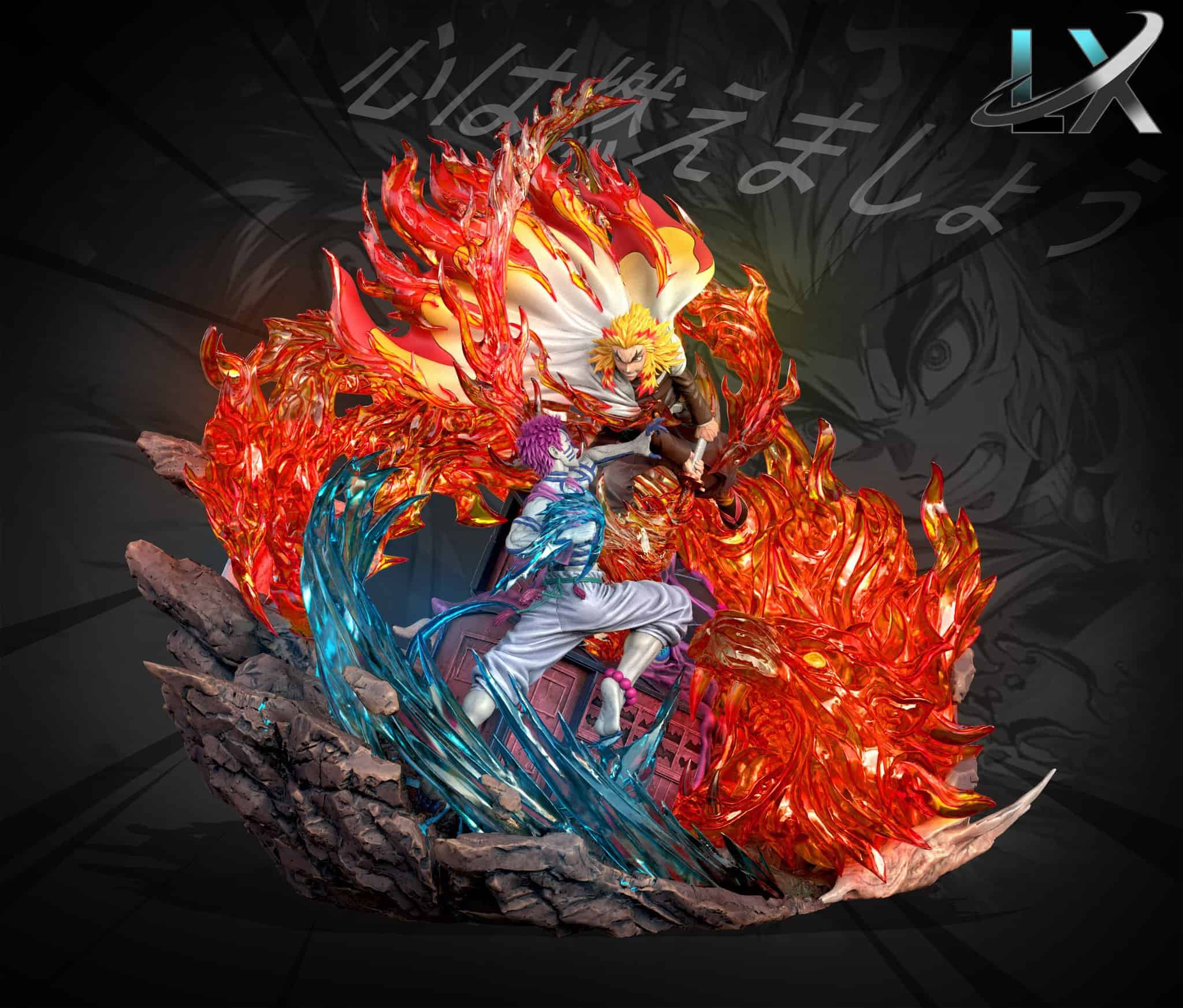 Rengoku Kyoujurou vs Akaza - LX Studio resin statue lx studio anime figure