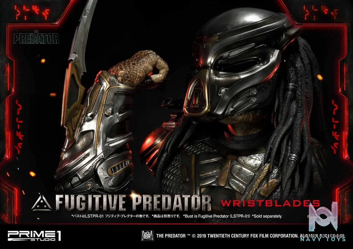 Prime 1 Studio – Life Size Bust The Predator (Film) Fugitive Predator Wristblades LSTPR-02 (Licensed)