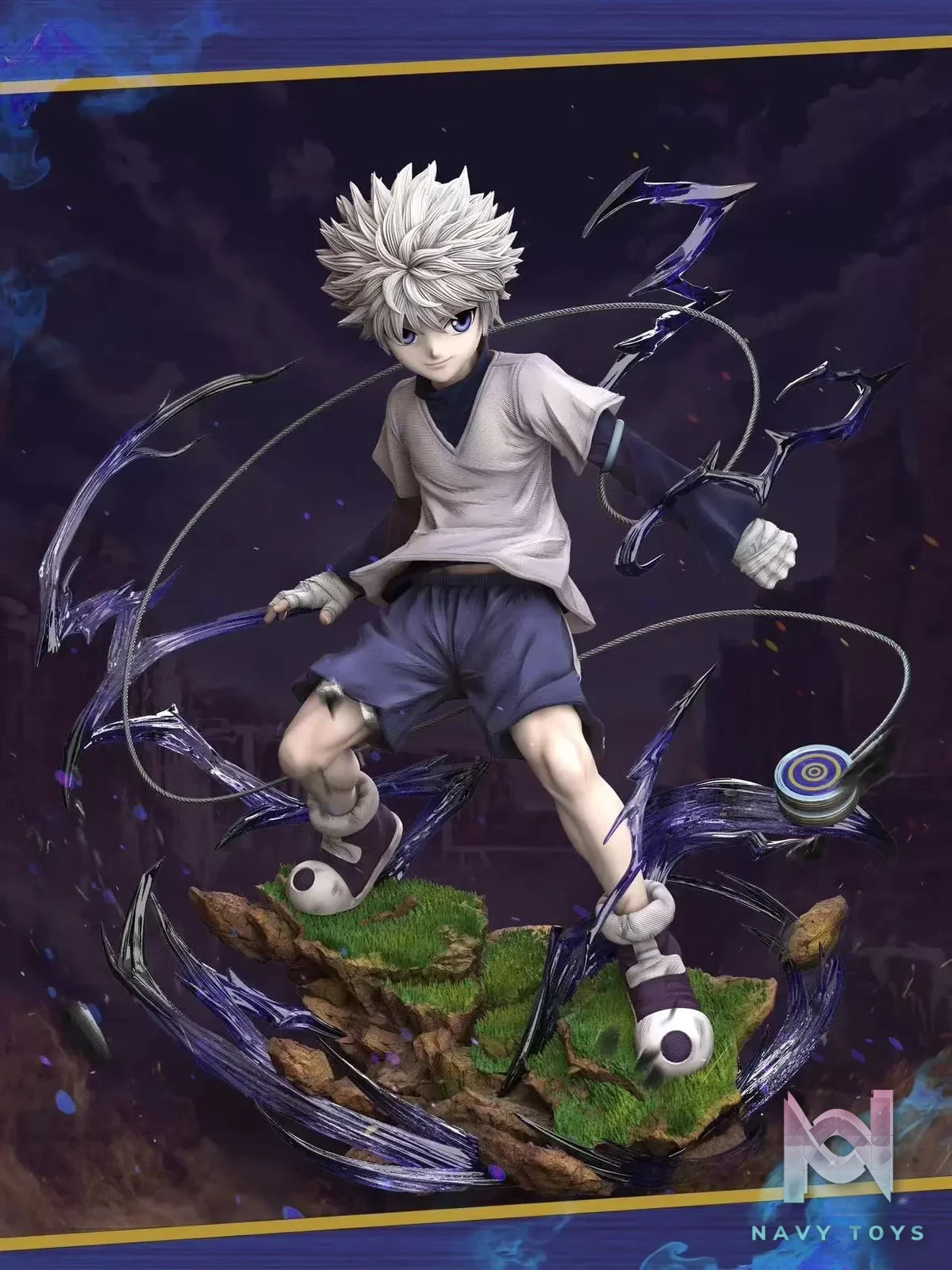 Hunter Fan Studio - Hunter x Hunter Killua Zoldyck 2.0 resin statue Navy Toys anime figure