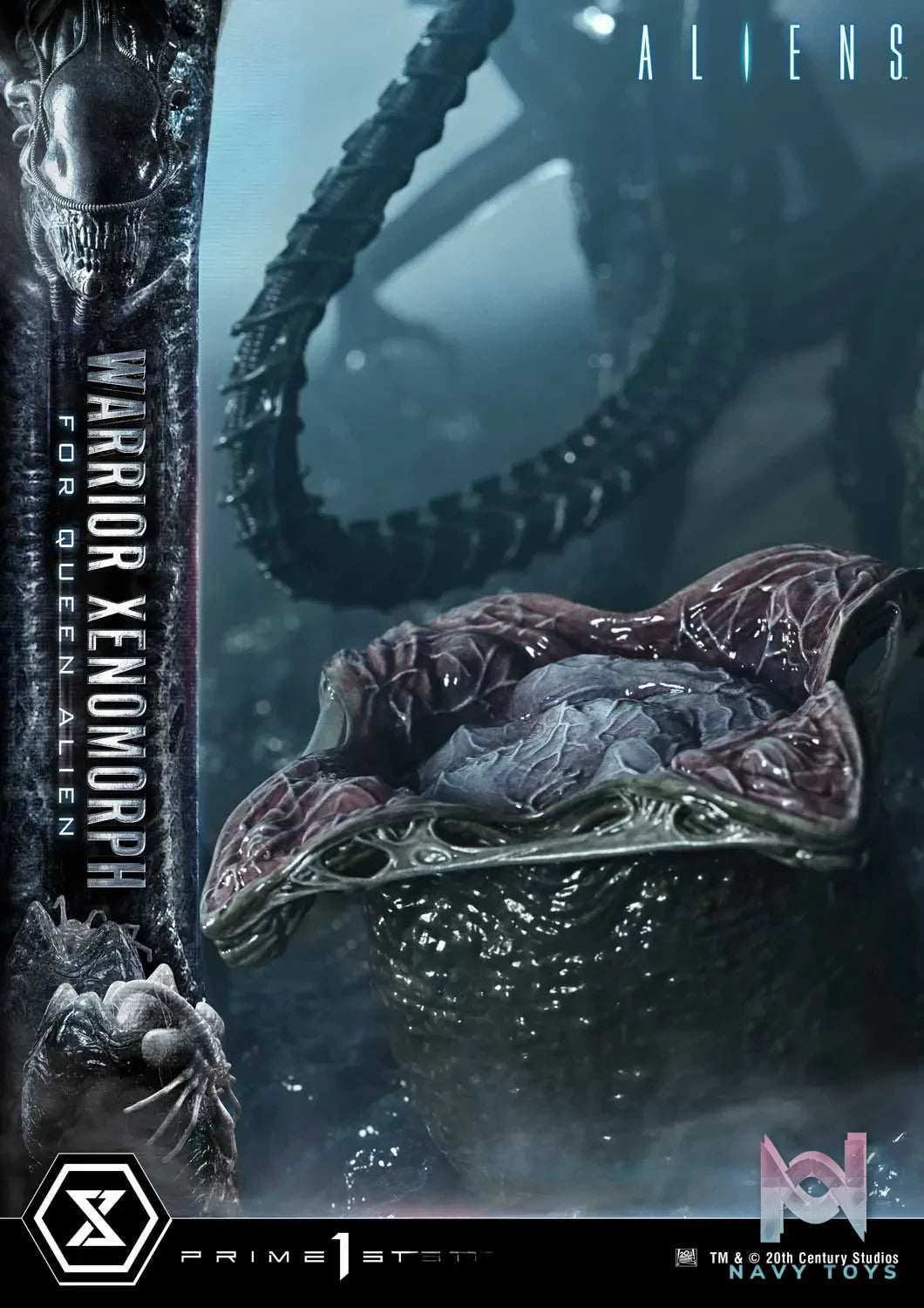 Prime 1 Studio – Ultimate Diorama Masterline Aliens (Film) Warrior Xenomorph for Queen Alien UDMAL-02 (Licensed)