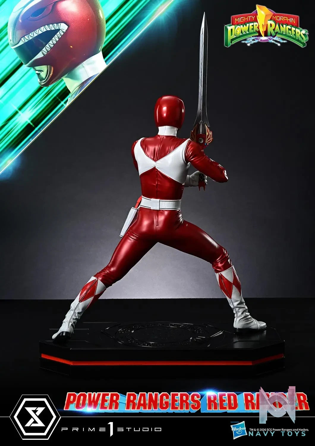 Prime 1 Studio – Premium Masterline Mighty Morphin Power Rangers Power Rangers Red Ranger PMPWR-02 (Licensed)