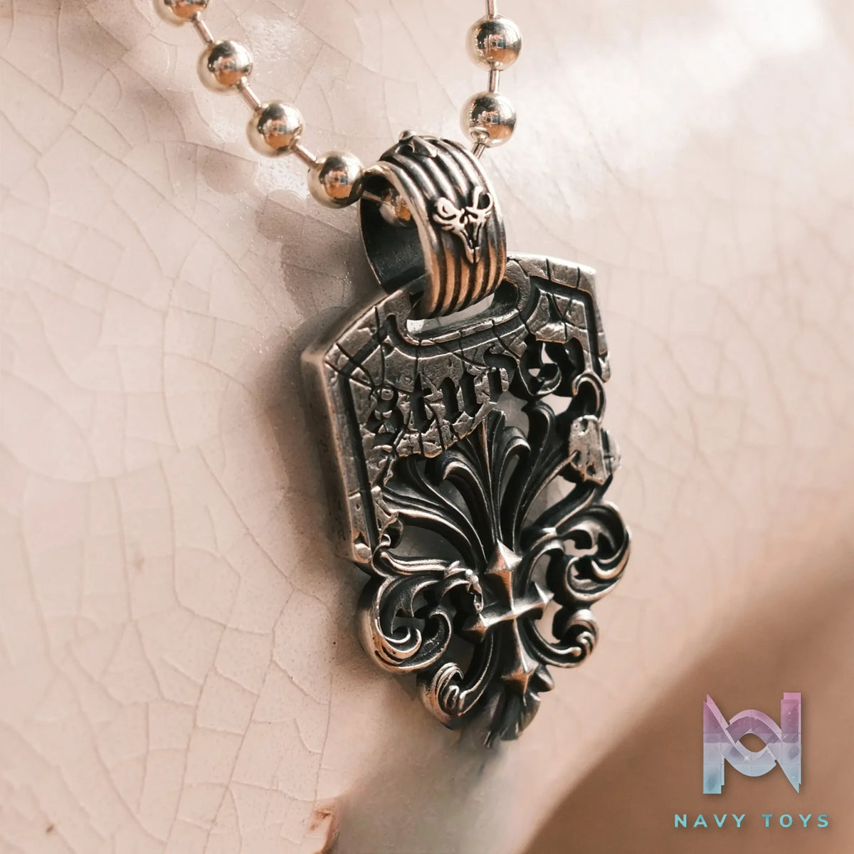 Raven Studio (silver jewelry) – Original Exclusive Medieval Gothic “Glory” Cross Pendant Original