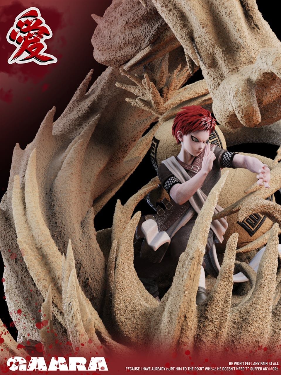 Gaara - Naruto - DCBB Studio resin statue DCBB Studio anime figure
