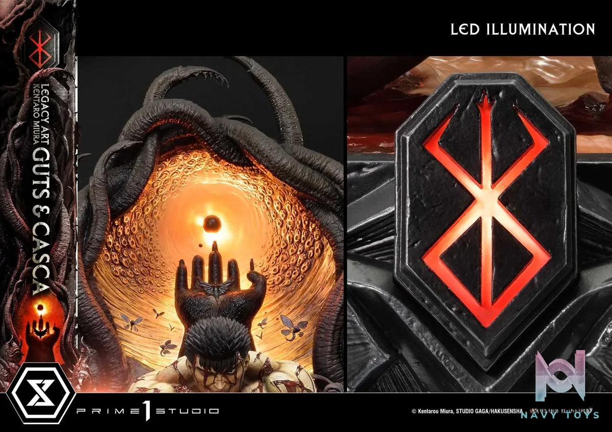 Prime 1 Studio – Legacy Art “Kentaro Miura” Berserk Guts & Casca LABR-03 LABR-03S