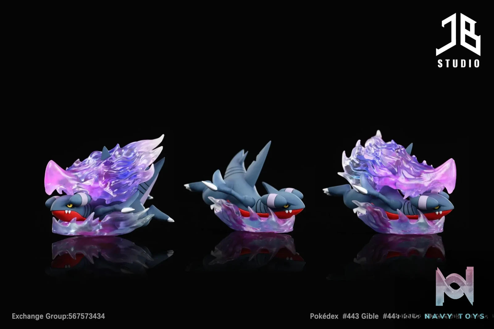 JB Studio – Pokemon Garchomp Evolution Group