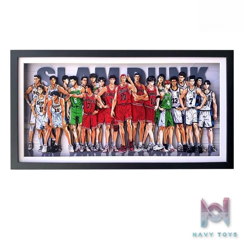 KALA HOME Studio – Slam Dunk Multiple Characters #08 3D Decorative Painting Slam Dunk