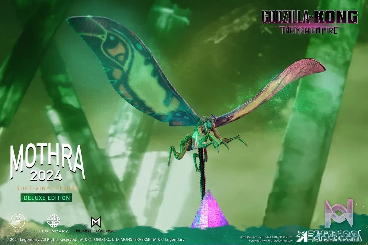 STAR ACE Toys Studio – Godzilla x Kong: The New Empire Mothra SA6058 Standard Version & SA6059 Deluxe Version (Licensed)