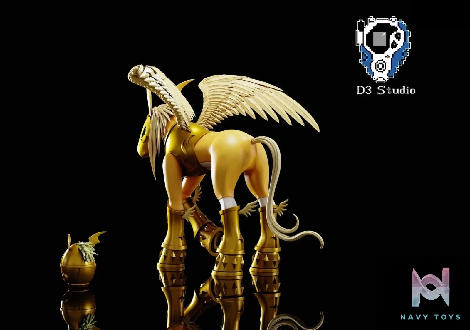 D3 Studio – Digimon Nefertimon And Pegasusmon